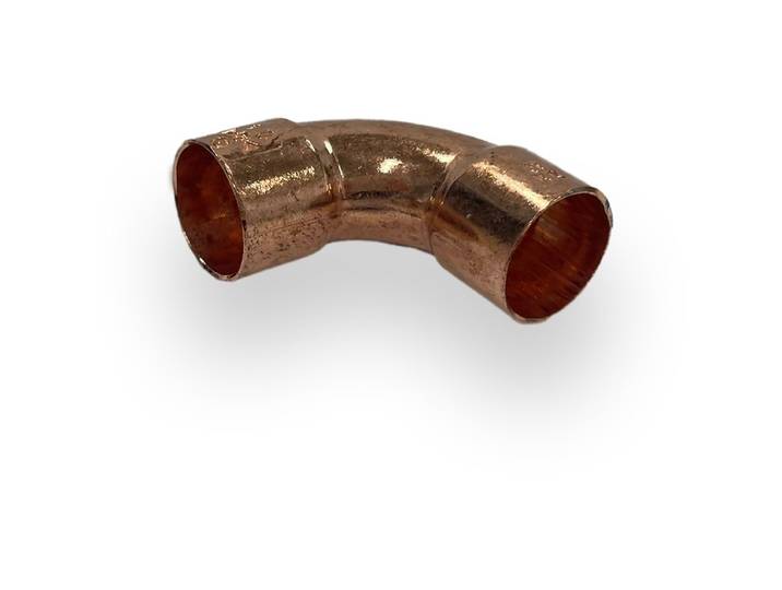 Riko Bocht Roodkoper 12 x 12 mm 90 graden