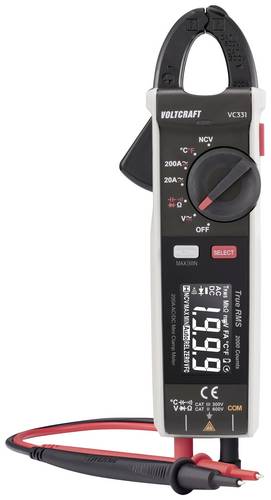 VOLTCRAFT VC-331 Stromzange CAT II 600 V, CAT III 300V Anzeige (Counts): 2000
