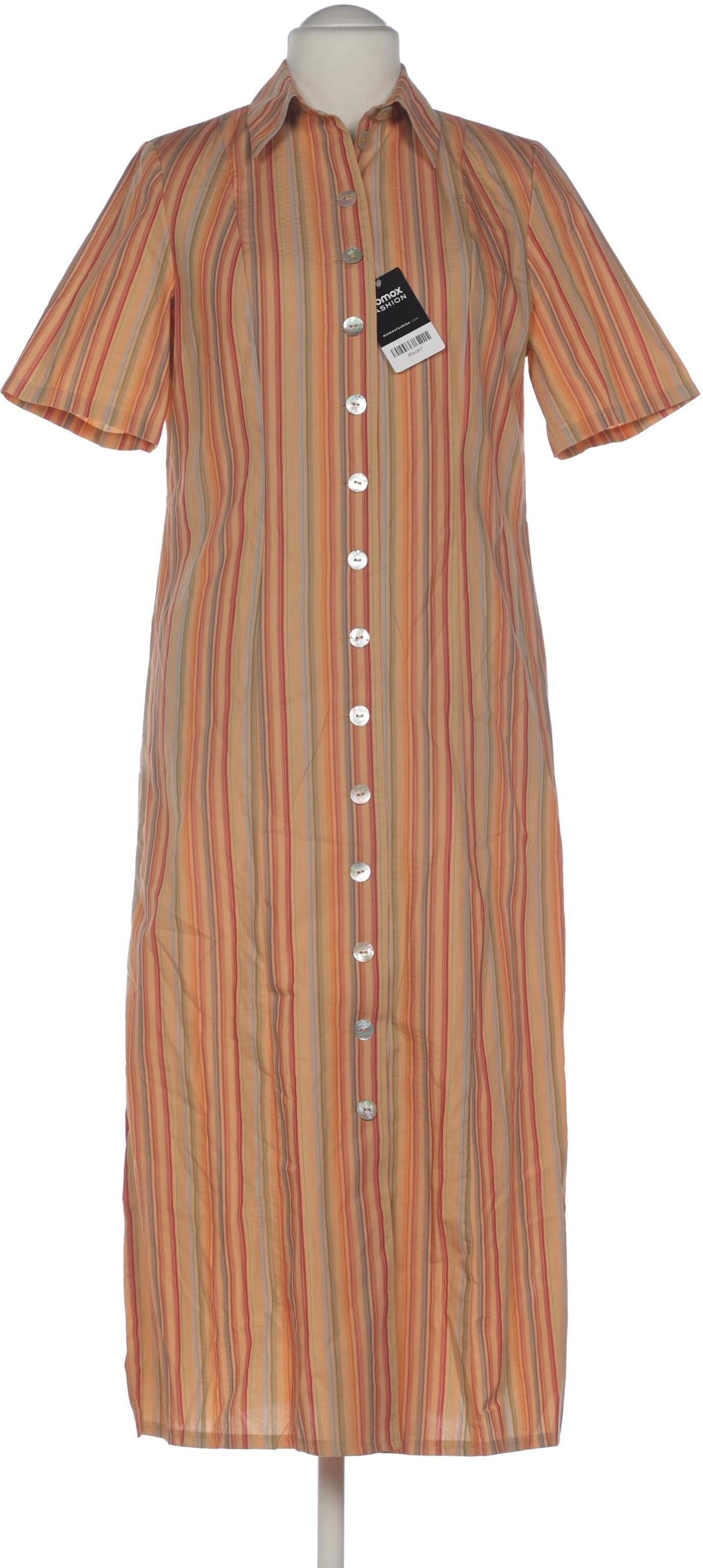Peter Hahn Damen Kleid, Orange, Kurz-Gr. EU 20, Baumwolle - Second Hand