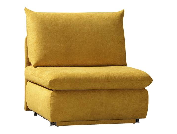 Novel Schlafsessel Etta, Gelb, Uni, 90x89 cm, Stoffauswahl, Liegefunktion, Wohnzimmer, Sofas & Couches, Schlafsofas, Schlafsessel