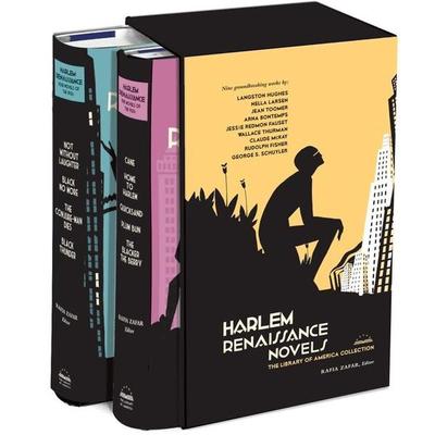Harlem Renaissance Novels: The Library of America Collection: (Two-Volume Boxed Set), Taschenbuch von Rafia (EDT)/ Douglas, Aaron (ILT) Zafar, Library