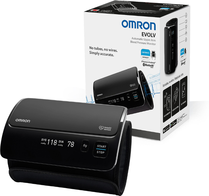 Tensiómetro de Braço Digital OMRON EVOLV - Sem fios "Tudo em Um" com Bluetooth