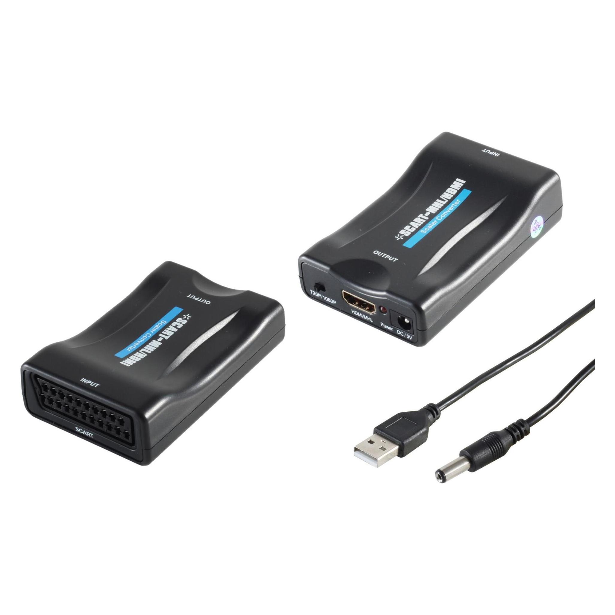 Shiverpeaks S/CONN maximum connectivity SCART auf HDMI Konverter, 1080p (05-07001)