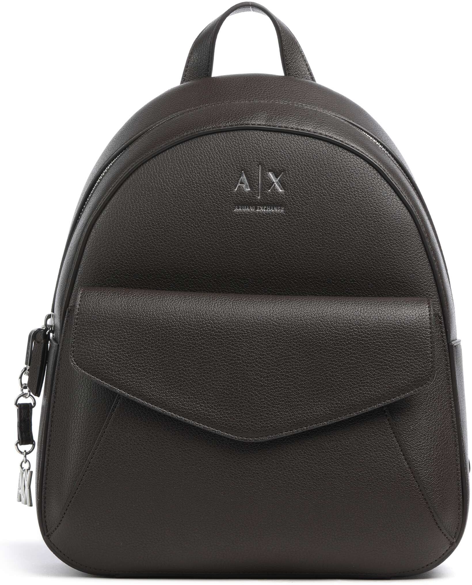 Armani Exchange Isabel Rucksack aus Leder, braun