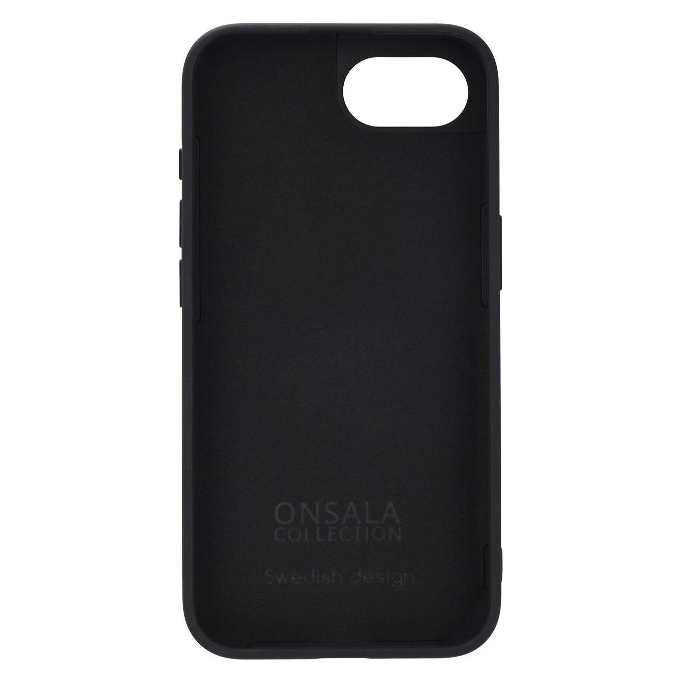 Onsala Phone Case iPhone 16E Back Silicone Touch MagSerie Black (Apple iPhone 16e) (664273)