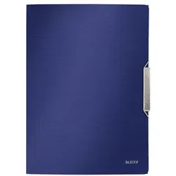 LEITZ Eckspanner Eckspannermappe blau DIN A4 titan blau
