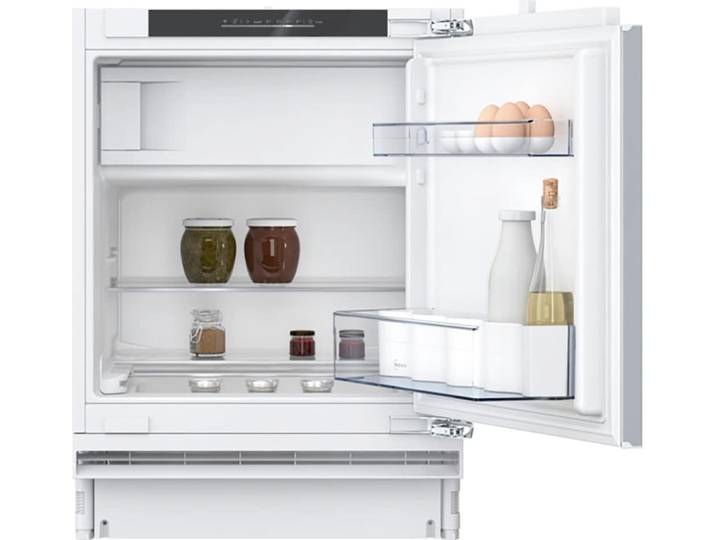 NEFF Einbaukühlgefrierkombination KU2222FD0 , Energieeffizienz: D, silber (weiß, neutral), Rechtsanschlag, wechselbar, Kühlschränke, Super Cooling für schnelles Absenken der Temperatur, Einbaukühlgefrierkombination