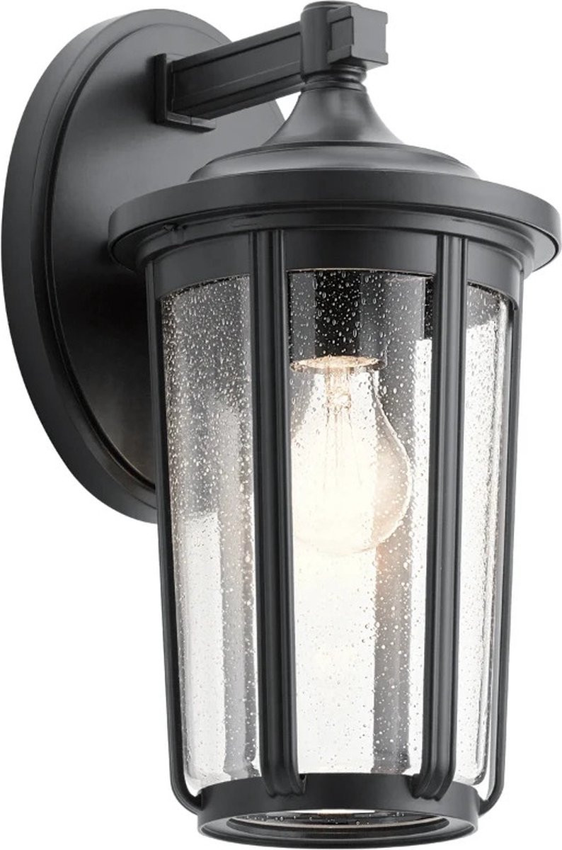 Kichler Fairfield LED buitenwandlantaarn zwart