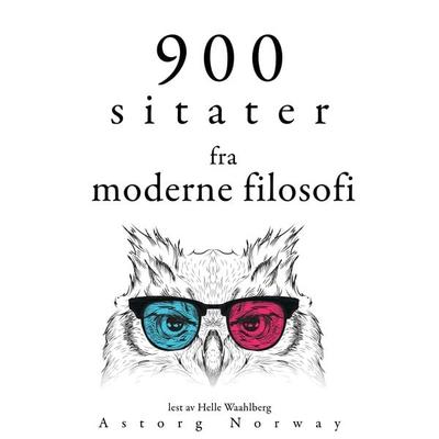 900 sitater fra moderne filosofi - Francis Bacon,Nicollo Machiavelli,Michel de Montaigne,Blaise Pascal,Baruch de Spinoza, Audio, 9782821162754