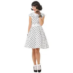 Rock'n'Roll-Kleid, weiß