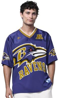 Starter NFL Forward Pass Jersey (Size Medium) Baltimore Ravens, Polyester