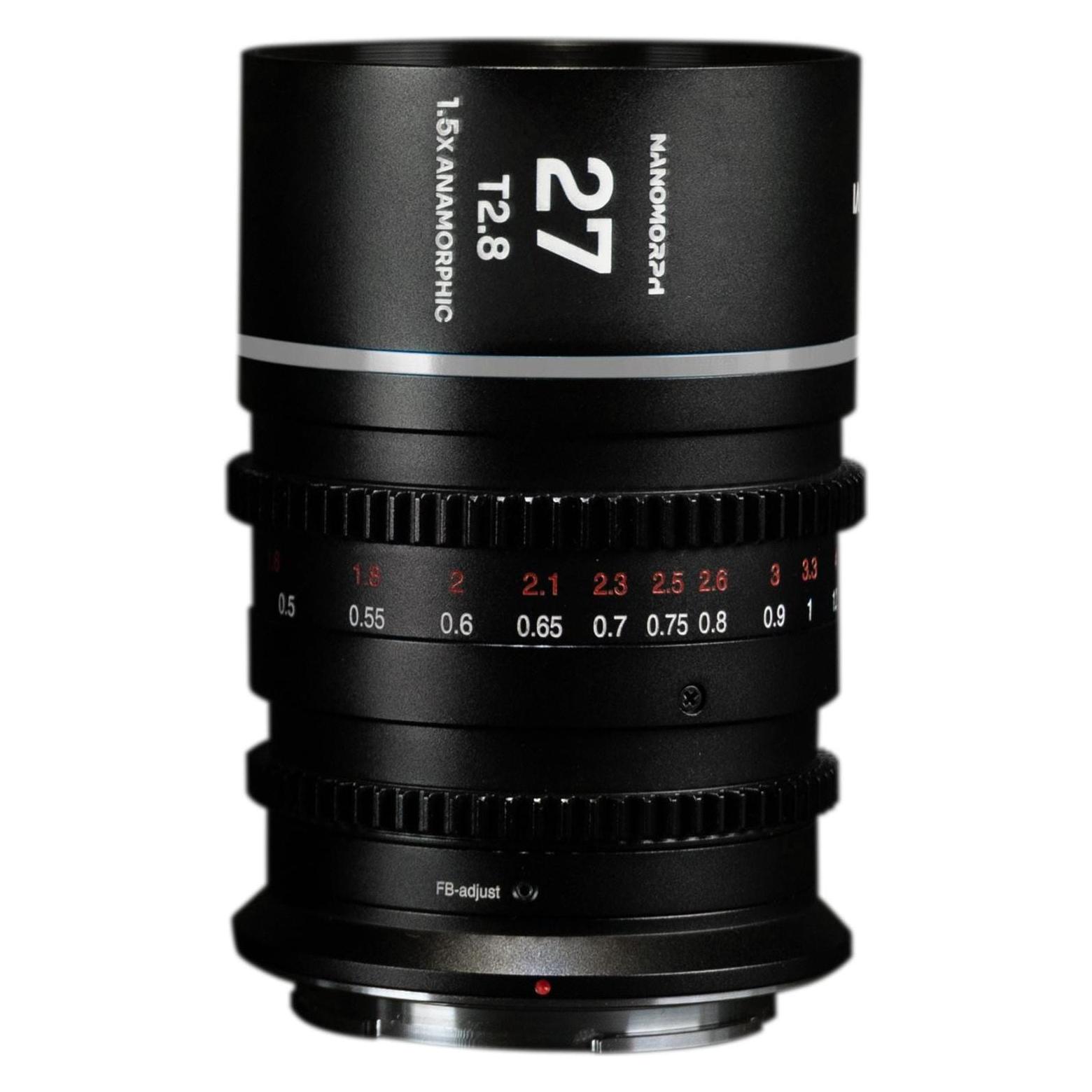 Venus Optic Festbrennweite Nano 1.5X 27mm T/2.8 (Silver) - Arri PL (Arri PL) (VE2728PLEFS)