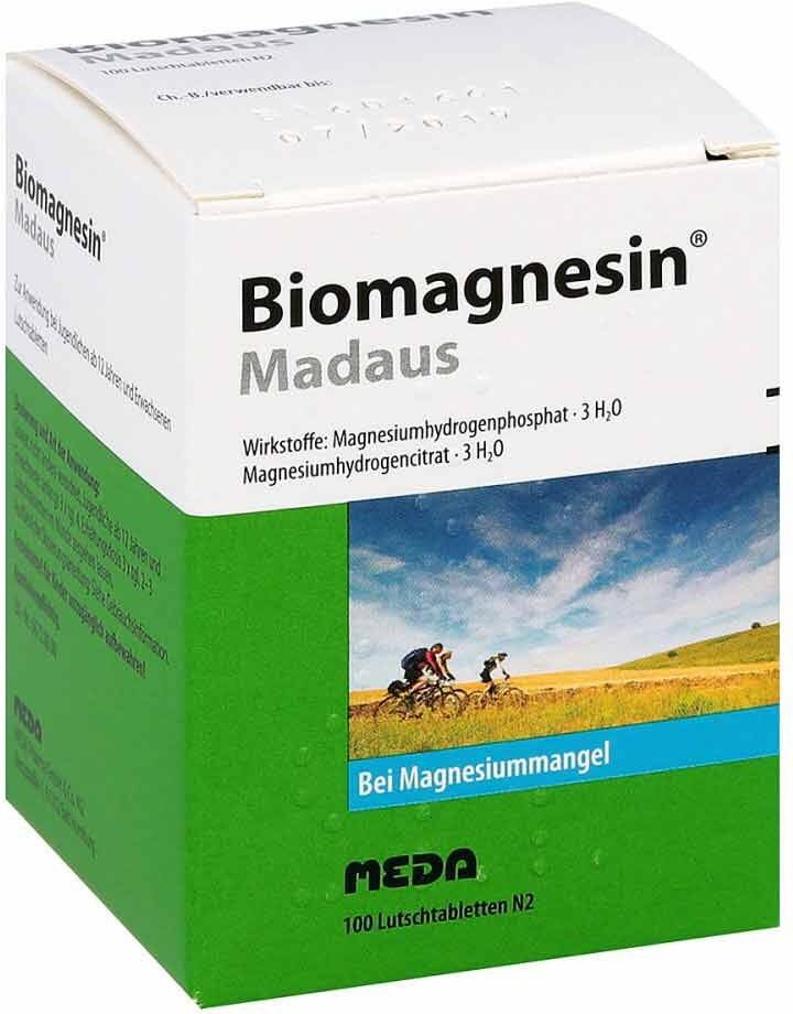 Biomagnesin Madaus Lutschtabletten 100stk