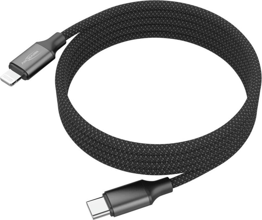 ANSMANN Magnetische datakabel en oplaadkabel USB-C naar Lightning