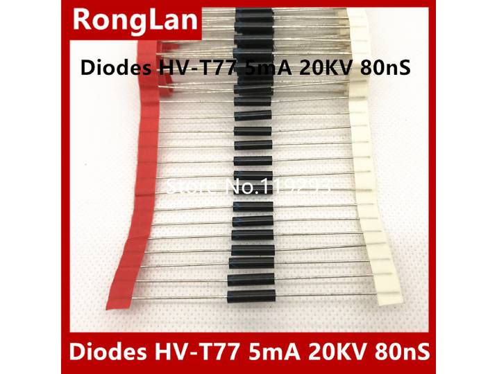 Diodes haute tension HV-T70 HV-T71 HV-T72 HV-T73 HV-T74 HV-T74A HV-T75 HV-T76 HV-T77 5mA 6KV 8KV 10KV 12KV 14KV16KV 20KV -100PCS