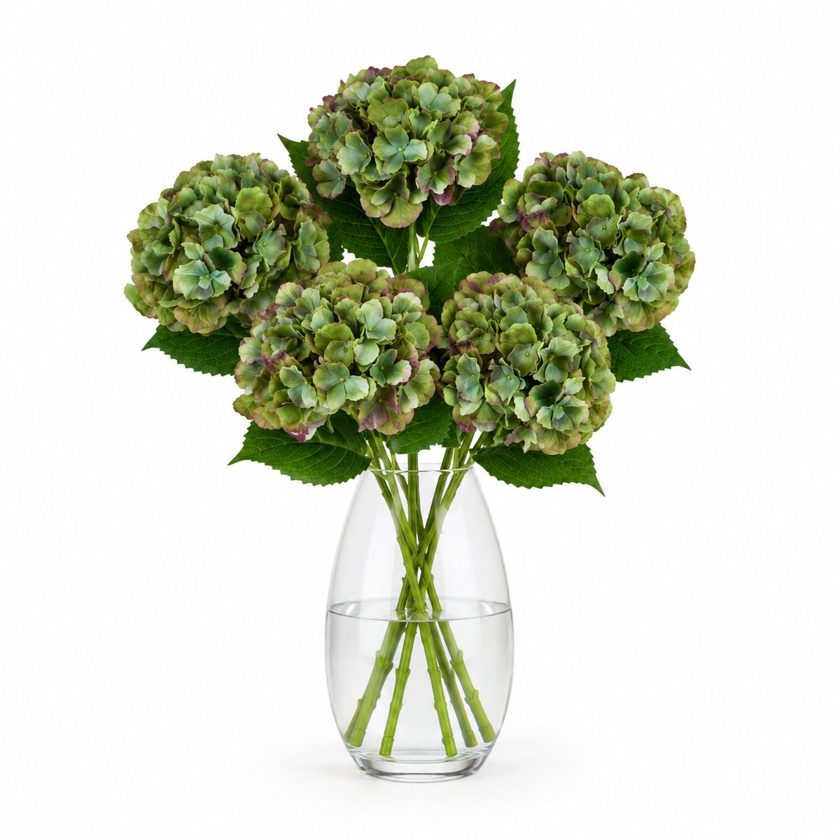 House Doctor HDHydrangea Hortensia kunstbloem kunstboeket - Groen - 5 stuks