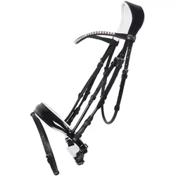 QHP Trense Nehza black white, QHP17_Gr.: Pony
