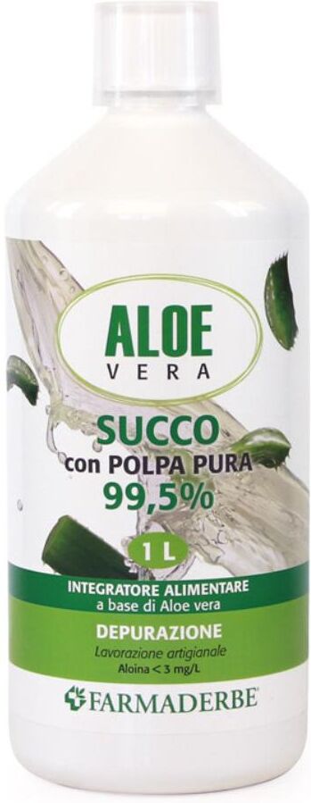 FARMADERBE Srl ALOE VERA SUCCO POLPA 1000ML