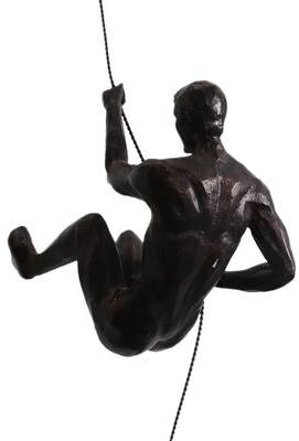 Inspire Essentials SummitGrip Rock Climbing Wall Sculpture Retro Athlete Wall Decor 12
