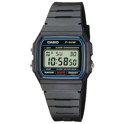Chronograph, schwarz, CASIO TIMELESS COLLECTION, Armbanduhren, Damen, Chronograph, Quarzuhr, Armbanduhr,Herren,Damen,Jugendliche, Digitaluhr,Resinarmband