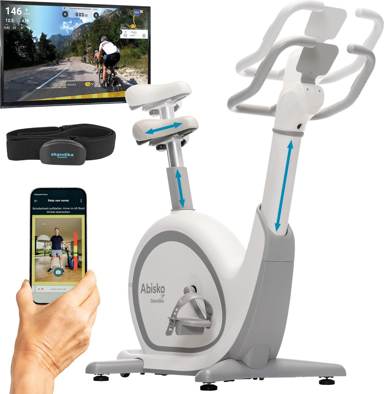 Ergometer Abisko - Automatische Anpassung an die Körpergröße