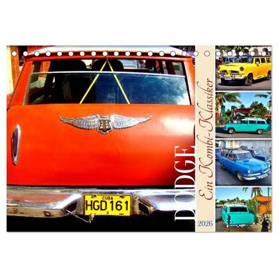 DODGE - Ein Kombi-Klassiker (Tischkalender 2026 DIN A5 quer), CALVENDO Monatskalender