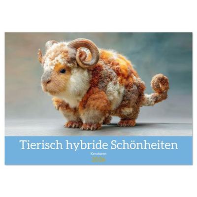 Tierisch hybride Schönheiten - Kreaturen (Wandkalender 2026 DIN A3 quer), CALVENDO Monatskalender