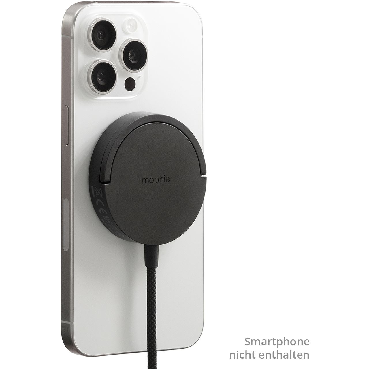 ZAGG mophie Qi-Lademagnet 15W mit 1m Kabel schwarz