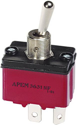 APEM 3649NF/2 3649NF/2 Kippschalter 250 V/AC 6A 2 x Ein/Aus/Ein rastend/0/rastend 1St.