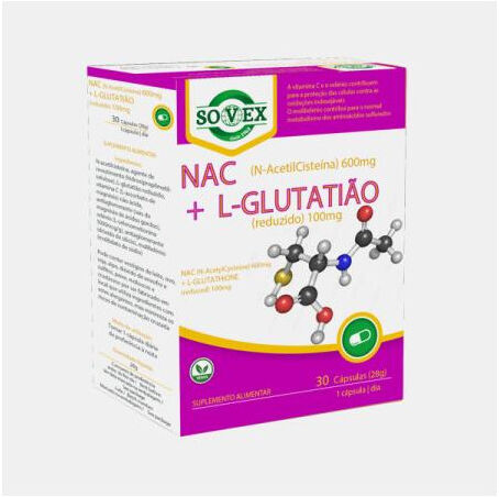 SOVEX® NAC + L-GLUTATIAO 30 CAPSULAS