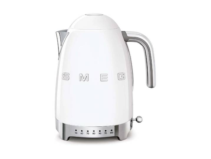 SMEG Wasserkocher KLF04PGEU , weiss (weiß glanz), B:22,6cm H:27,5cm T:17,1cm, Wasserkocher, Wasserkocher