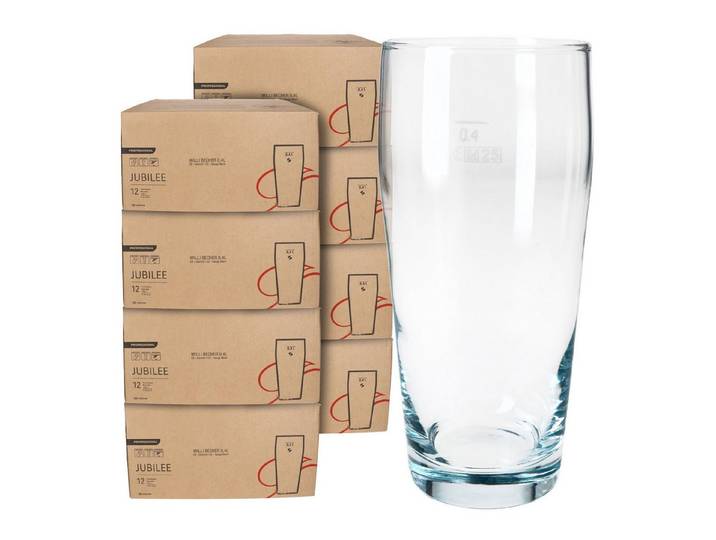 MamboCat Bierglas MamboCat 96er Set Willibecher 0,4 L geeicht Bierglas Trinkglas Drinks, Glas