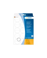 HERMA Security/sealing labels self-adhesive durchsichtig 32 mm rund 240 Etiketten 16 Bogen x 15 (2279)