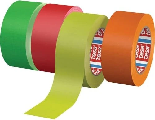 tesa 4671 Neon Gewebeband orange 50,0 mm x 25,0 m 1 Rolle