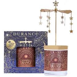Zimt Orange - Set mit Karussel und Duftkerze 180g