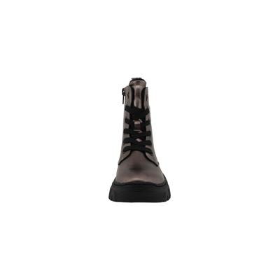 Winterstiefel TOM TAILOR "Tom Tailor Stiefel", Damen, Gr. 31, silber (platin), Polyurethan, Schuhe Winterstiefel