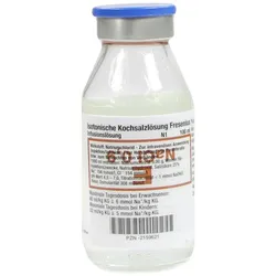 Kochsalzlösung 0,9% Glasflasche Fresenius 100 ml