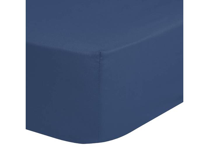 Drap-housse Jenny 100 x 200 cm Bleu/Bleu marine