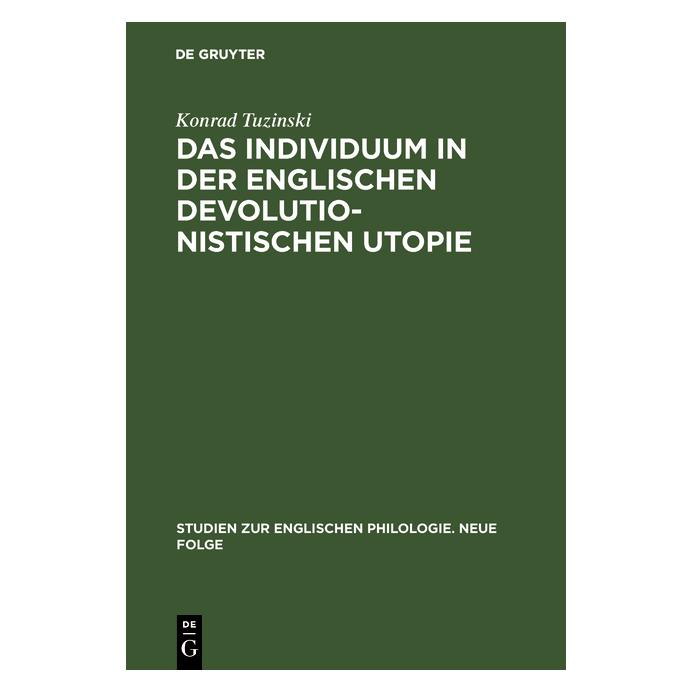 De Gruyter Tuzinski:Das Individuum in der englisch (Deutsch, Hardcover, Konrad Tuzinski) (67768737)