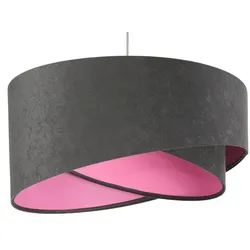 HÄNGELEUCHTE Grau 50/23 cm