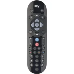 SKY Q Fernbedienung (Gerätespezifische Fernbedienung, Infrarot), Fernbedienung, Schwarz