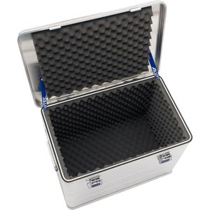 Alutec Alubox Comfort 73S 12073S, 73 Liter, mit Deckel und Schaumstoffeinsatz, 580x385x398 mm