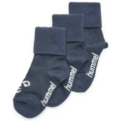 3er Pack hummel SORA Baby-Socken blue nights 15-17
