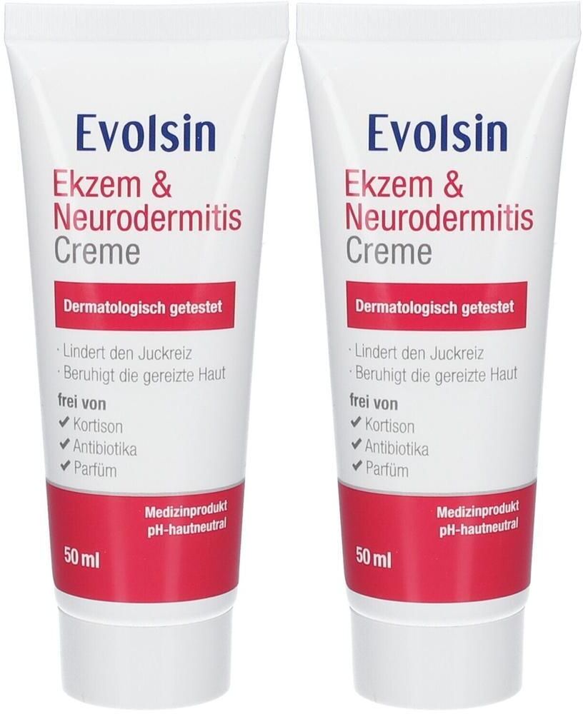 Evolsin Ekzem & Neurodermitis Creme 2x 2x50 ml