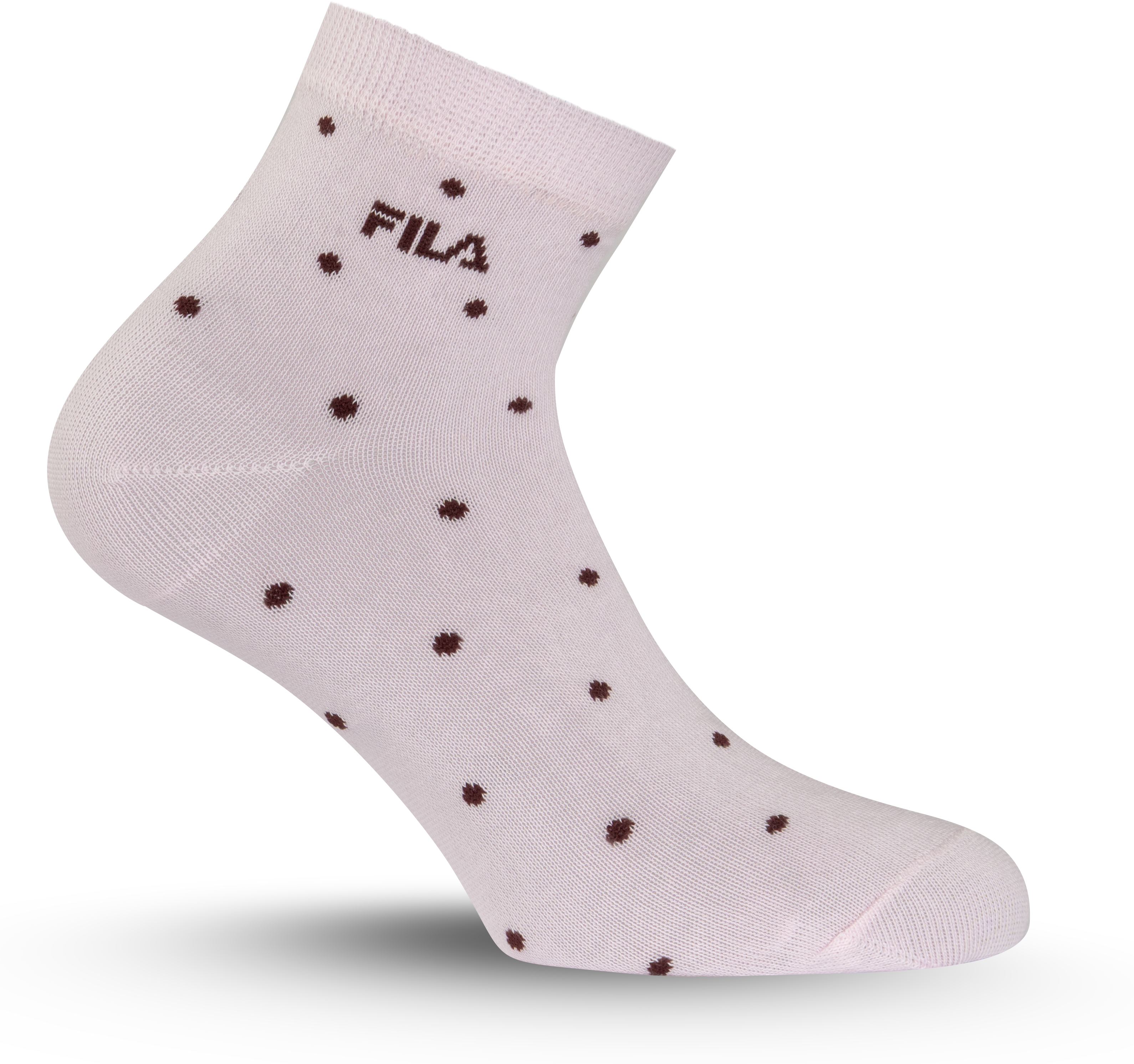 Kurzsocken FILA, Damen, Gr. 39-42, Sockengrösse, fashion lady, Baumwollmischung, Socken Kurzsocken, mit schmalem Rippenbündchen, gepunktet, Cotton-Mix fashion lady 39-42, Sockengrösse