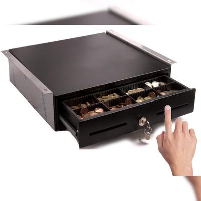 Blitzkasse Touch-Kassenlade iQCash350TU 35x40x10cm mit Untertischhalterung, Kassenschublade Geldlade Geldschublade