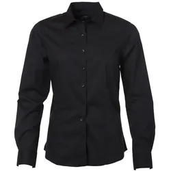 Damen Langarm Bluse "JN677" - XS - black