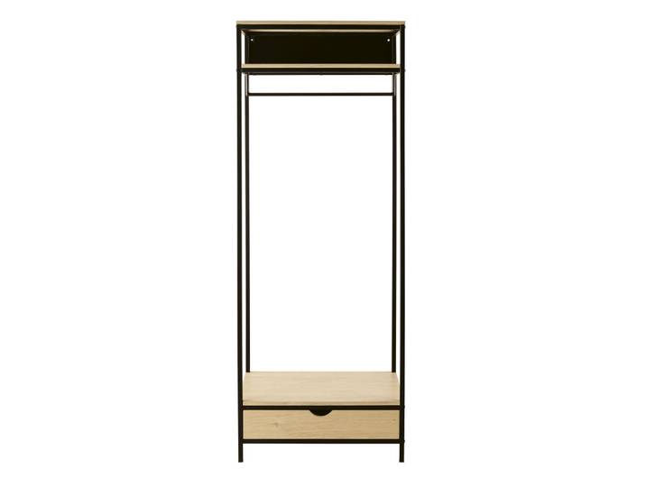 Armoire professionnel 1 tiroir 1 étagère en métal noir
