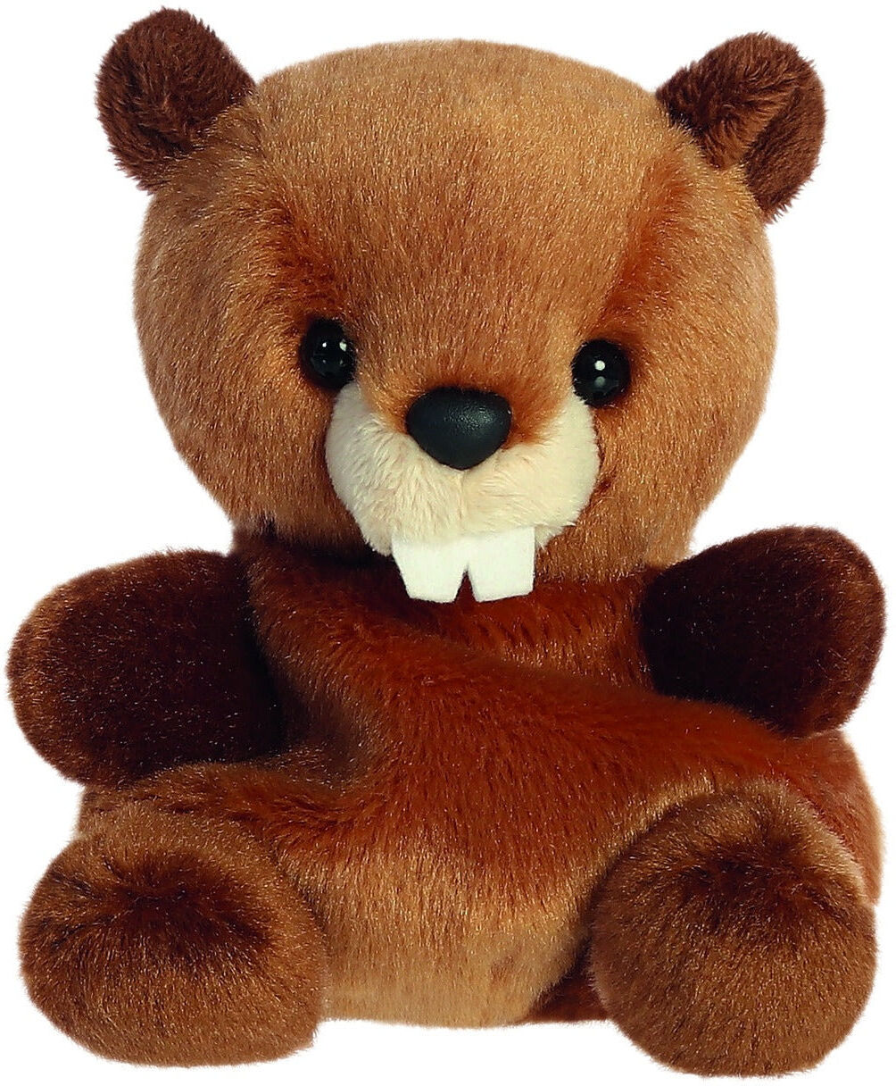 Aurora Palm Pals Chewy Beaver Plush Toy 13cm for Children