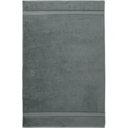 BettwarenShop Handtuch Serie Essential Badetuch 100x150 cm | kiesel - grau